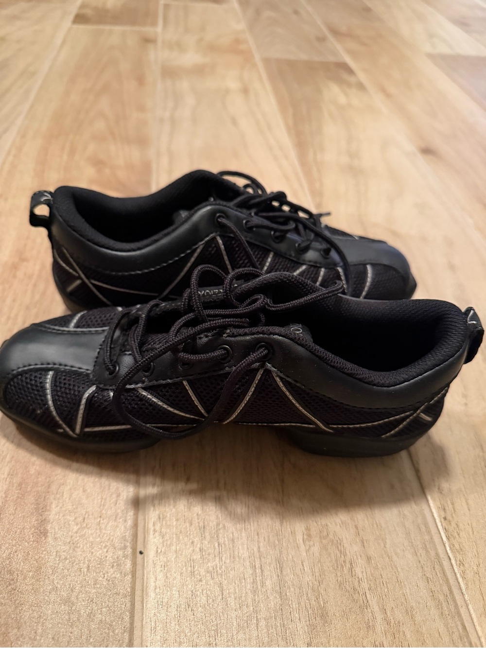 Capezio Black Athletic Lace-Up Sneakers